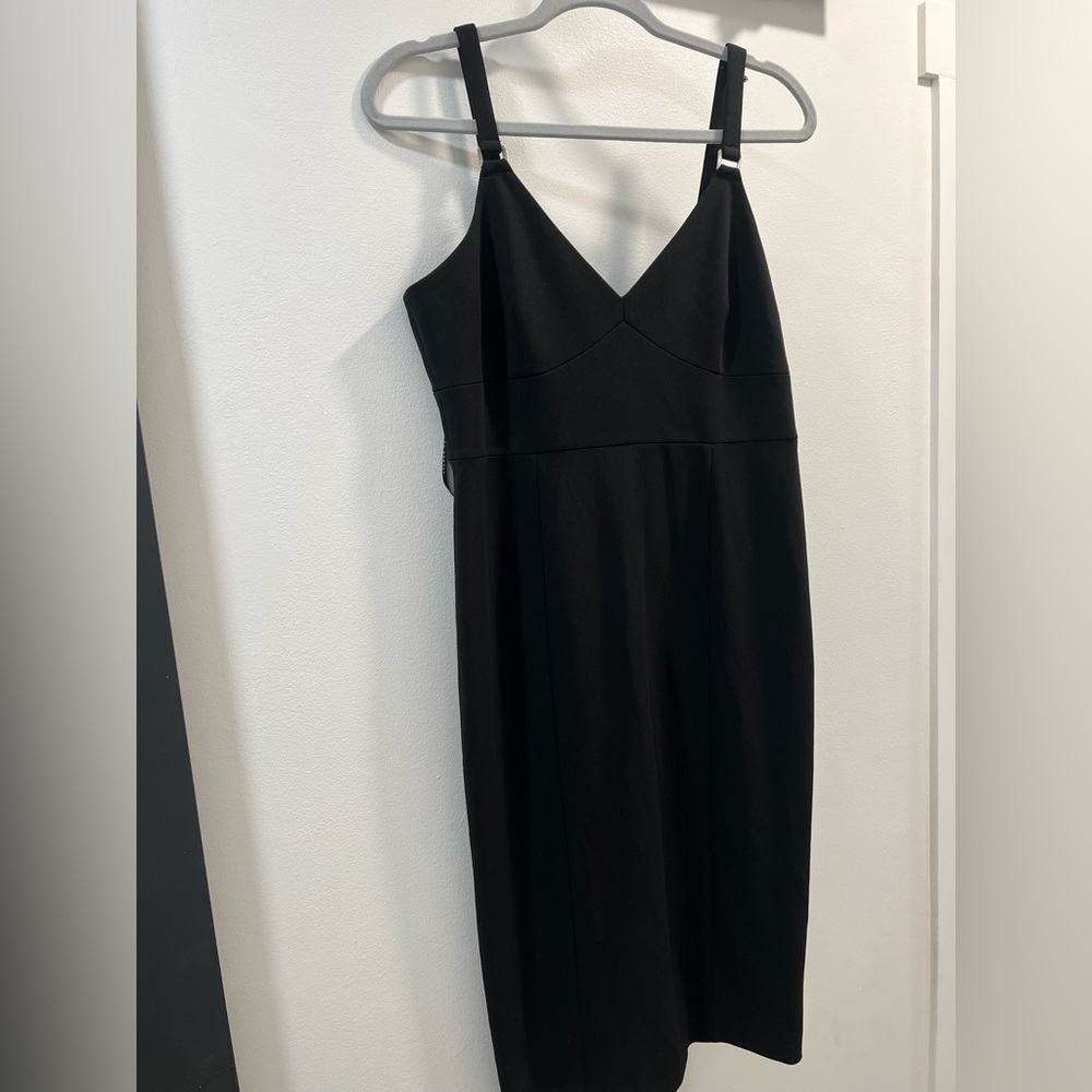 Black Ivanka Trump MIDI Dress